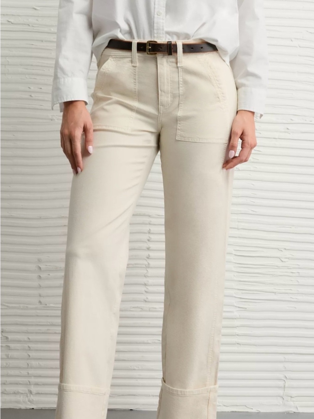 AE American Eagle Stretch High-waisted Stovepipe Utility pants.  NWT.